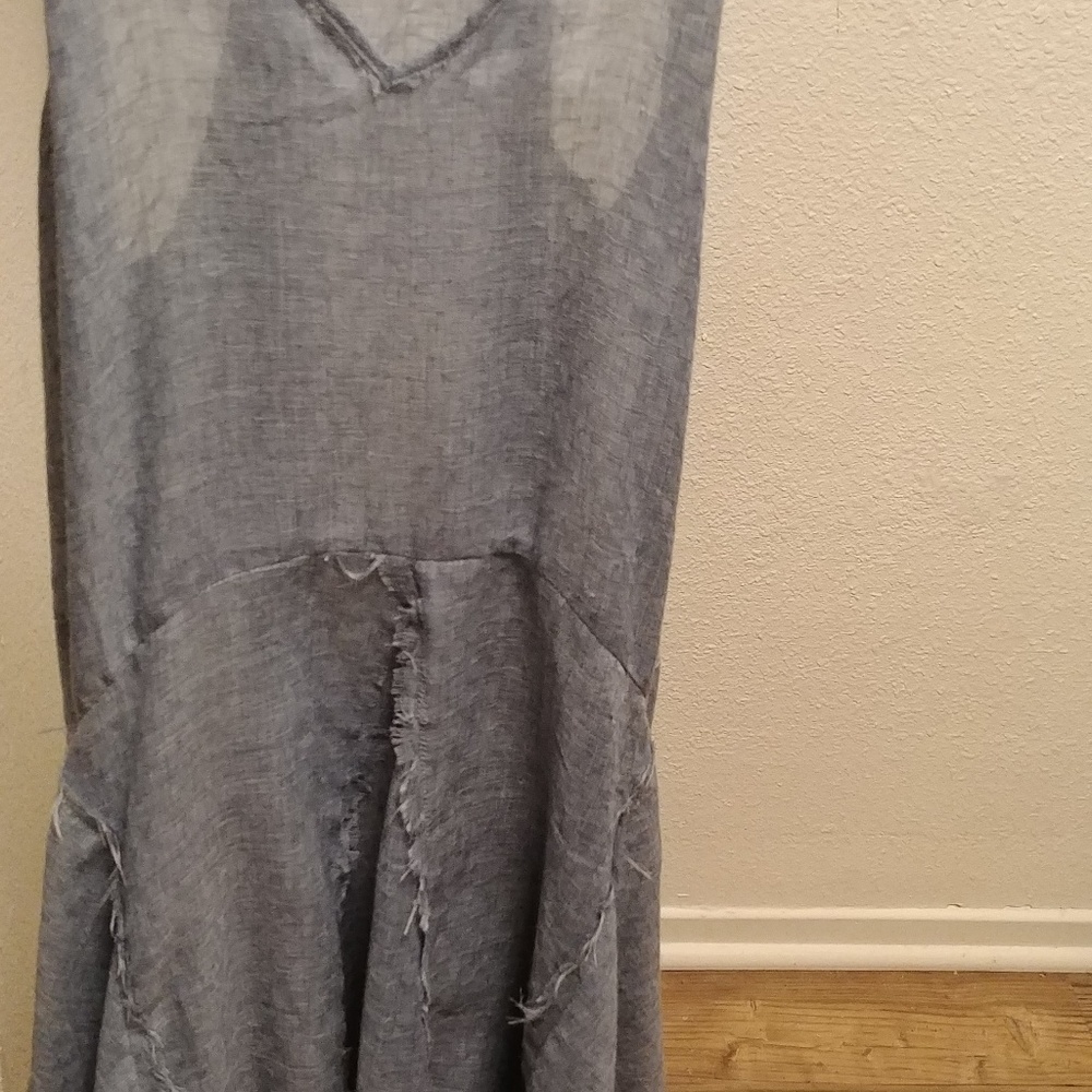 Lush thin cotton midi dress
